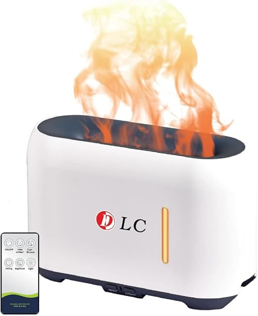 DLC Flame Aroma Diffuser (DLC-32506) – 240ml Ultrasonic Humidifier with Remote & Timer